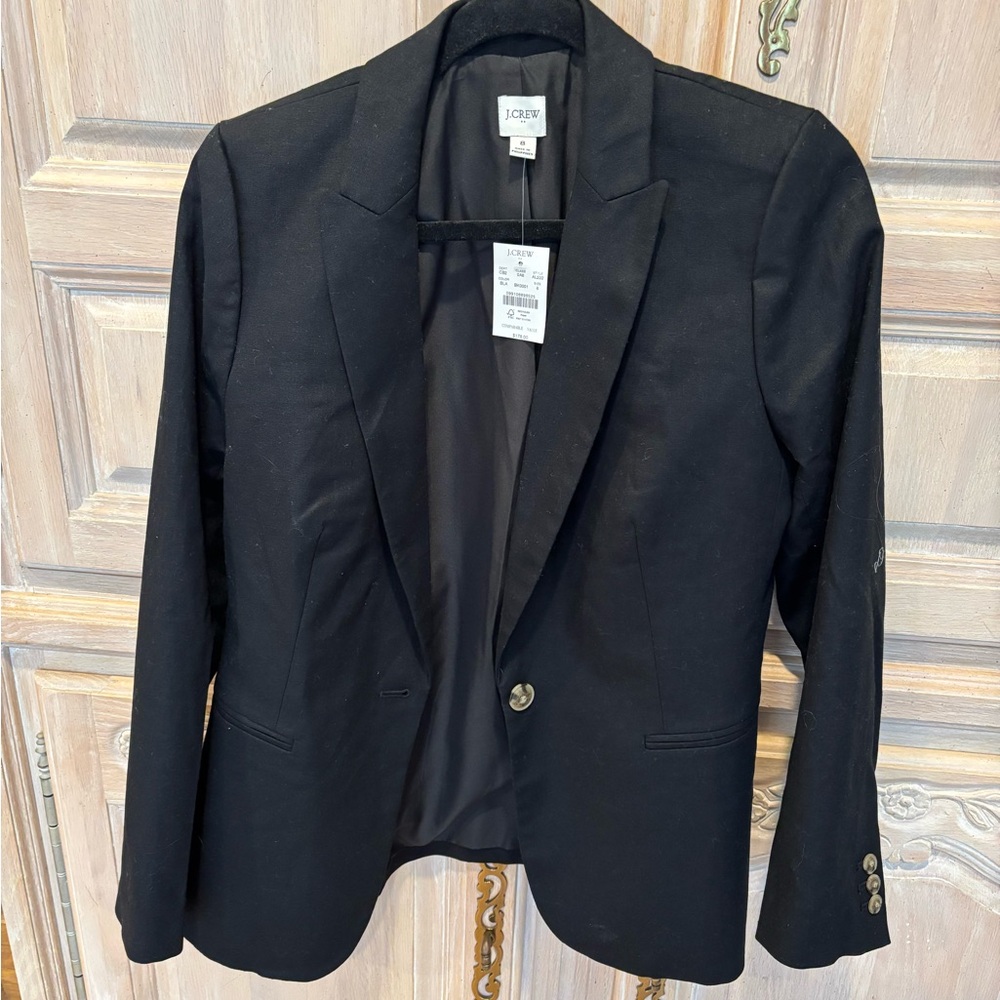 J. Crew Black Blazer Professional Tailored Suit Jacket